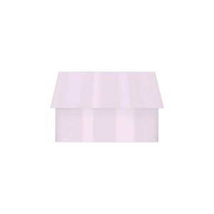 Soft plastic cap for metal housing