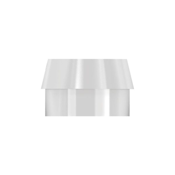 Standard plastic cap for metal housing